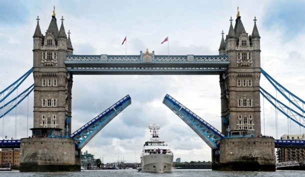 Superyachts at London Olympics 2012