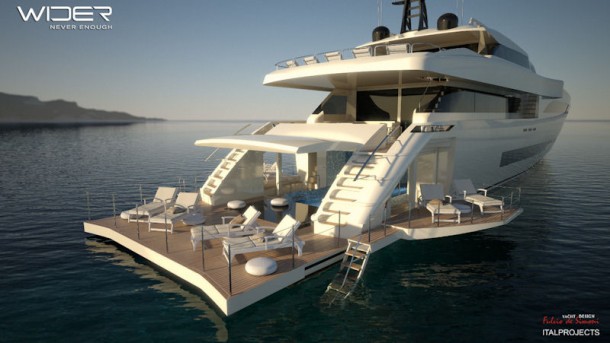 Wider 150 concept superyacht