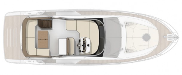 Sessa Marine 40 feet flybridge layout