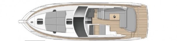 Sunseeker Portofino 40 2012 layout