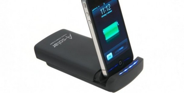 Solar Power Dock for iPhone iPad and tablets A-solar