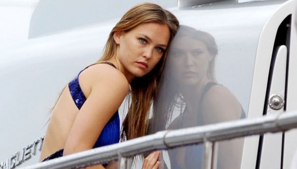 Bar Refaeli shoot in the Bay of Cannes