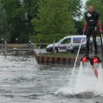 H2Flow flyboard demo in Loosdrecht