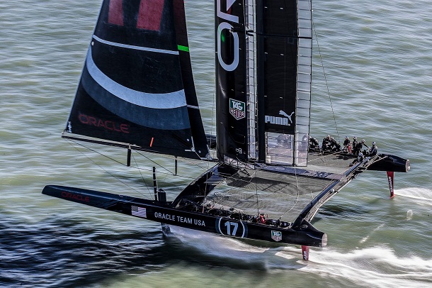 Vaar mee aan boord van de trainingen voor de America's Cup